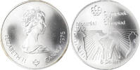 Canada 5 Dollars Coin, Elizabeth II, 1976 Olympics - Boxing, Royal -