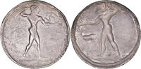 Stater Bruttium, Kaulonia, Silver, NGC -