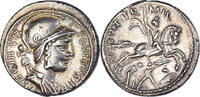 Denarius Coin, Fonteia, Rome, Silver, Crawford:429/1 -
