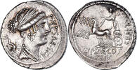 Denarius Coin, Plautia, Rome, Silver, Crawford:420/2a -
