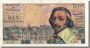 10 Nouveaux Francs 1963 Frankreich Geldschein, 10 NF 1959-1963   Richelieu   VZ