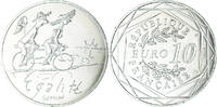 France 10 Euro Sempé Égalité Été, Silver -