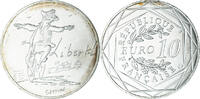 France 10 Euro Sempé Liberté Été, Silver -