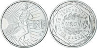 France 10 Euro Semeuse, Silver, KM:1580 -