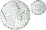 France 10 Euro Réunion, Silver -