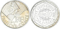 France 10 Euro Euros des régions, Paris, Franche-Comté -