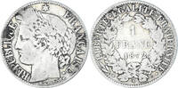 France Franc Coin, Cérès, Paris, Silver, KM:822.1 -