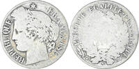 France Franc Coin, Cérès, Paris, Silver, KM:822.1 -
