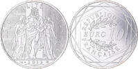 France 10 Euro Monnaie de Paris, Hercule, Silver -