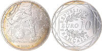 France 10 Euro Monnaie de Paris, UEFA Euro 2016, Silver -