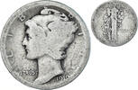 United States Dime Coin, Mercury Dime, U.S. Mint -