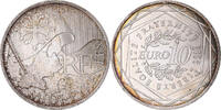 France 10 Euro Paris, Midi-Pyrénées, Silver, KM:1663 -