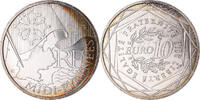 France 10 Euro Paris, Midi-Pyrénées, Silver, KM:1663 -