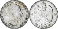 Yugoslavia 50 Dinara Coin, Petar II, Silver, KM:24 -