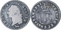 France Sol Coin, Louis XVI, Sol ou sou, Orléans, Copper -