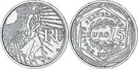 France 15 Euro Semeuse, Silver, KM:1535 -