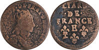 France Liard de France Louis XIV, Meung-sur-Loire, Copper -