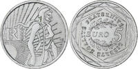 France 5 Euro Semeuse, Silver, KM:1534 -