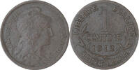 France Centime Coin, Dupuis, Paris, Bronze, KM:840 -