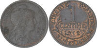 France Centime Coin, Dupuis, Paris, Bronze, KM:840 -