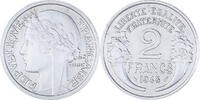 France 2 Francs Coin, Morlon, Aluminum, KM:886a.1 -
