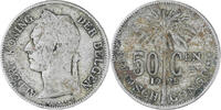 Belgian Congo 50 Centimes Coin, Copper-nickel, KM:22 -