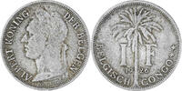 Belgian Congo Franc Coin, Copper-nickel, KM:21 -