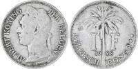 Belgian Congo Franc Coin, Copper-nickel, KM:21 -