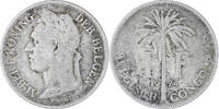 Belgian Congo Franc Coin, Copper-nickel, KM:21 -