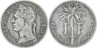 Belgian Congo Franc Coin, Copper-nickel, KM:21 -