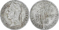 Belgian Congo 50 Centimes Coin, Copper-nickel, KM:23 -