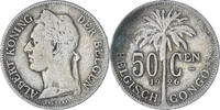 Belgian Congo 50 Centimes Coin, Copper-nickel, KM:23 -