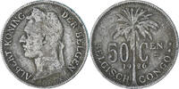 Belgian Congo 50 Centimes Coin, Copper-nickel, KM:23 -