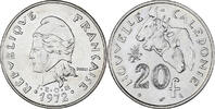 New Caledonia 20 Francs Coin, Paris, Nickel, KM:12 -