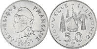 New Caledonia 50 Francs Coin, Paris, Nickel, KM:13 -