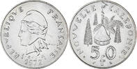 New Caledonia 50 Francs Coin, Paris, Nickel, KM:13 -