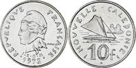 New Caledonia 10 Francs Coin, Paris, Nickel, KM:11 -