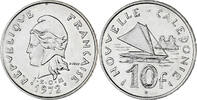 New Caledonia 10 Francs Paris, Nickel, KM:11 -