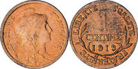 France Centime Coin, Dupuis, Paris, Bronze, KM:840 -