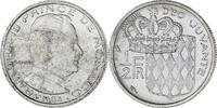 Monaco 1/2 Franc Coin, Rainier III, Nickel, KM:145 -
