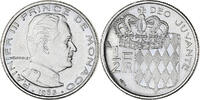 Monaco 1/2 Franc Coin, Rainier III, Nickel, KM:145 -