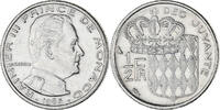 Monaco 1/2 Franc Coin, Rainier III, Nickel, KM:145 -