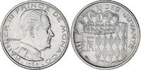 Monaco 1/2 Franc Coin, Rainier III, Nickel, KM:145 -