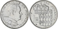 Monaco Franc Coin, Rainier III, Nickel, KM:140, Gadoury:MC 150 -