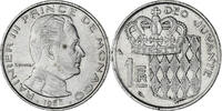 Monaco Franc Coin, Rainier III, Nickel, KM:140, Gadoury:MC -