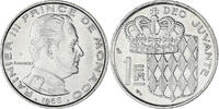 Monaco Franc Coin, Rainier III, Nickel, KM:140, Gadoury:MC -