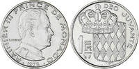 Monaco Franc Coin, Rainier III, Nickel, KM:140, Gadoury:MC -