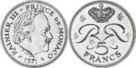 Monaco 5 Francs Coin, Rainier III, Copper-nickel, KM:150 -