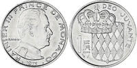 Monaco Franc Coin, Rainier III, Nickel, KM:140, Gadoury:MC 150 -