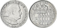 Monaco Franc Coin, Rainier III, Nickel, KM:140, Gadoury:MC 150 -
